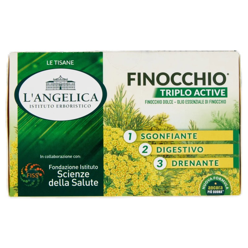 8017331094983 L'Angelica Tisana Finocchio Triplo Active 18 Filtri