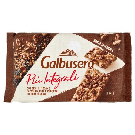 8002190002965 Galbusera Più Integrali Crackers 10x38gr