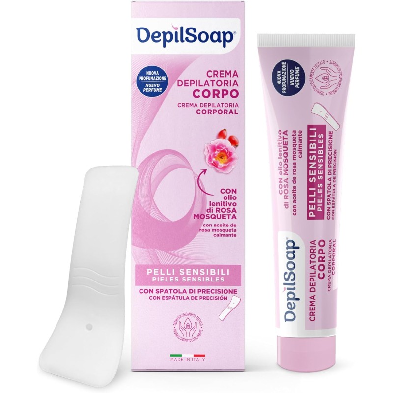 8001365810121 Depilsoap Crema Depilatoria Corpo Pelli Sensibili 150ml