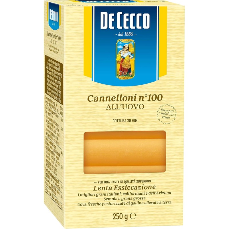 De Cecco Cannelloni All'Uovo 250gr