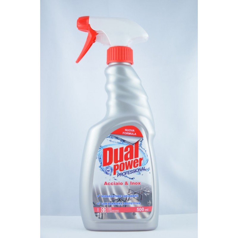 DUAL POWER ACCIAIO & INOX SPRAY 500ML