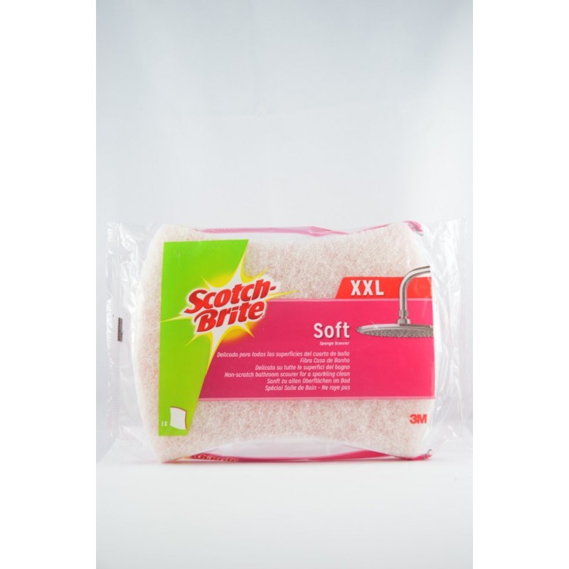 Scotch-Brite Soft Xxl Spugna Bagno Fibra Bianca 1pz