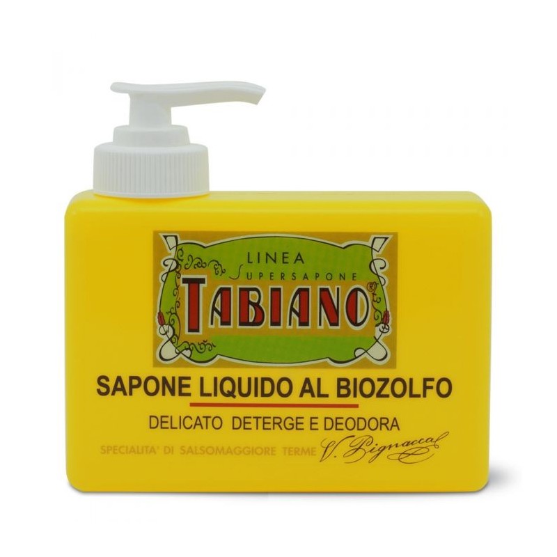 Tabiano Sapone Liquido Biozolfo Con Dispenser 250ml