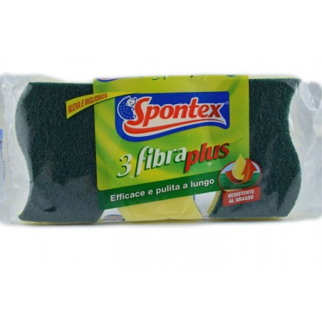 8001700014009 Spontex Fibra Plus 3pz