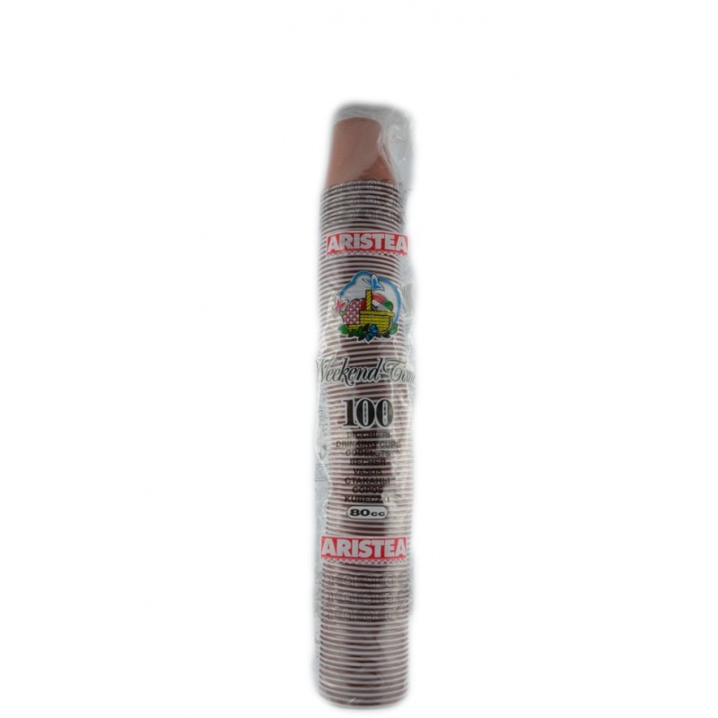 Aristea Bicchieri Caffe Monouso Bicolore 80cc 100pz