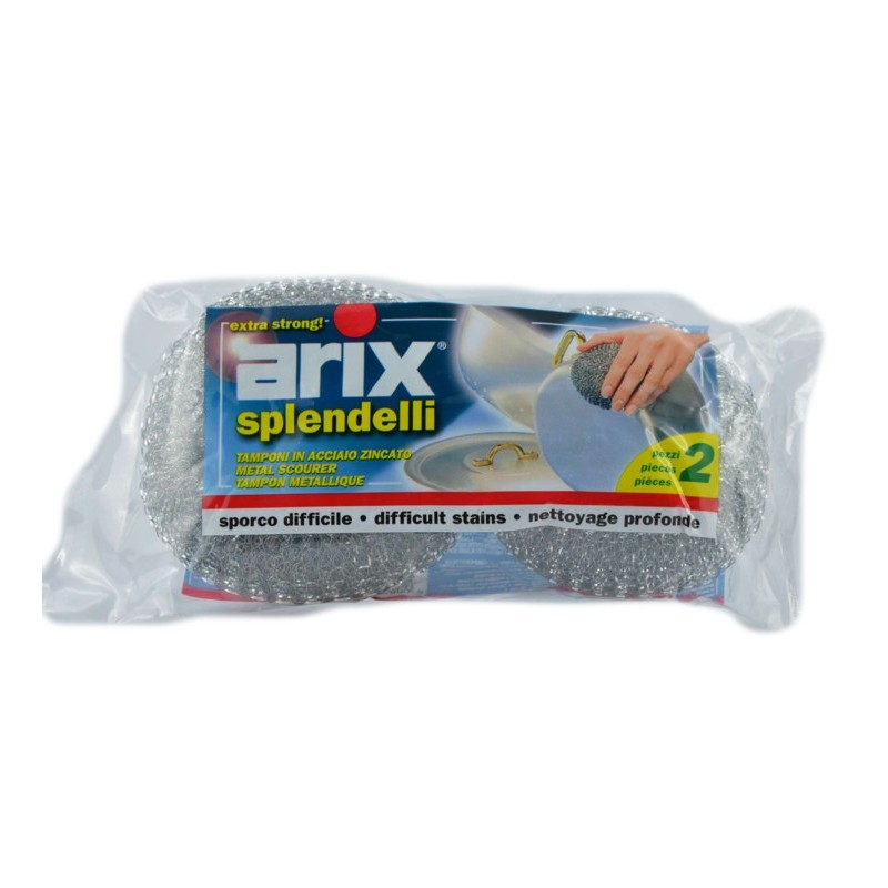 Arix Splendelli Tampone Acciaio 2pz