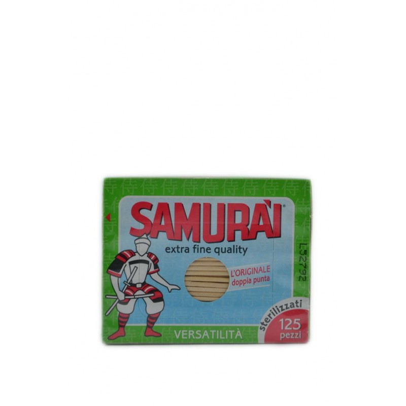 Samurai Stuzzicadenti Confezione 125x3pz