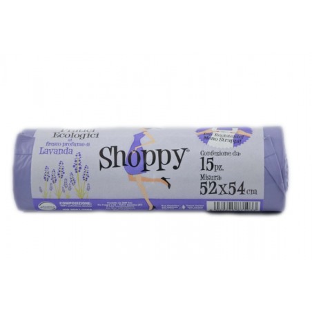 8032625871033 Shoppy Buste Nettezza Lavanda 52x54cm 15pz