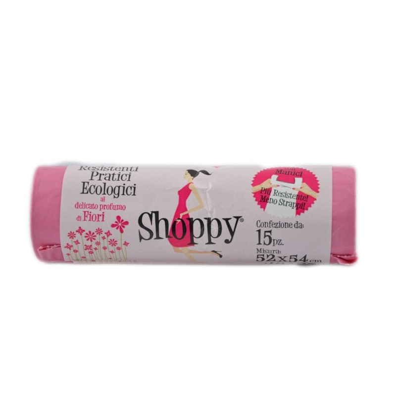 Shoppy Buste Nettezza Rosa 52x54cm 15pz