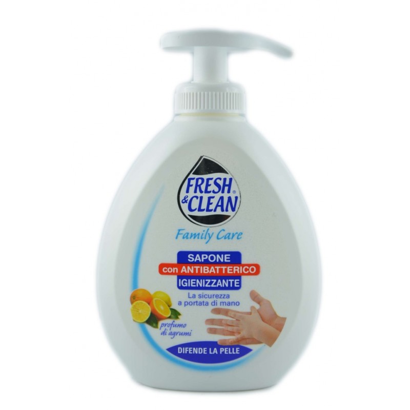 FRESH & CLEAN SAPONE LIQUIDO ANTIBATTERICO CON ANTIBATTERICO 300ML