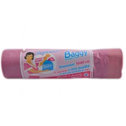 Baggy Plus Sacchetti Nettezza Profumati Rosa 55x65 15pz