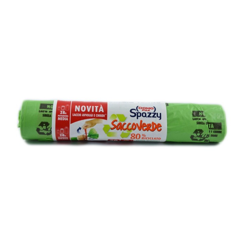 Domopak Sacco Verde 28lt 20pz