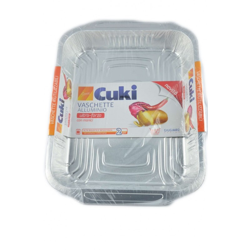 Cuki Vaschette Alluminio Ultra Forza Rs98 - 8  Porzioni 2pz