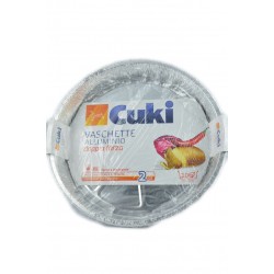 Cuki Vaschette Alluminio Doppia Forza T10 - Torta Grande 2pz