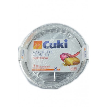 8003980091213 Cuki Vaschette Alluminio Doppia Forza T10 - Torta Grande 2pz