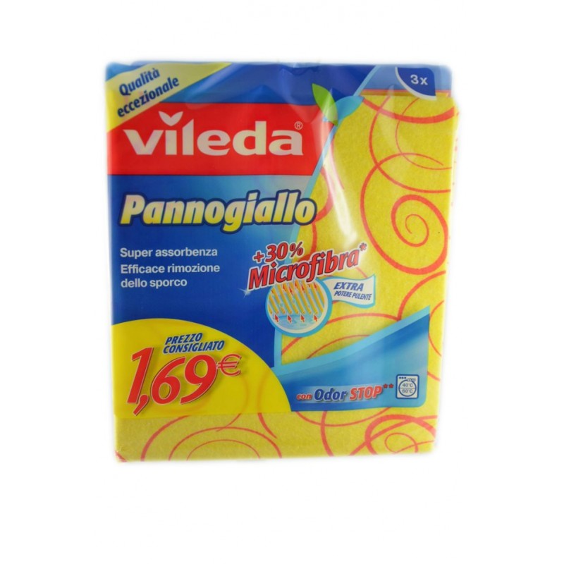 8001940005843 Vileda Panno Giallo 3pz