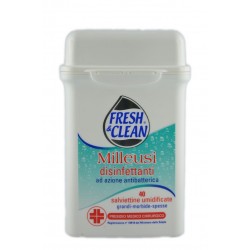 FRESH&CLEAN SALVIETTINE DISINFETTANTI BOX 40PZ