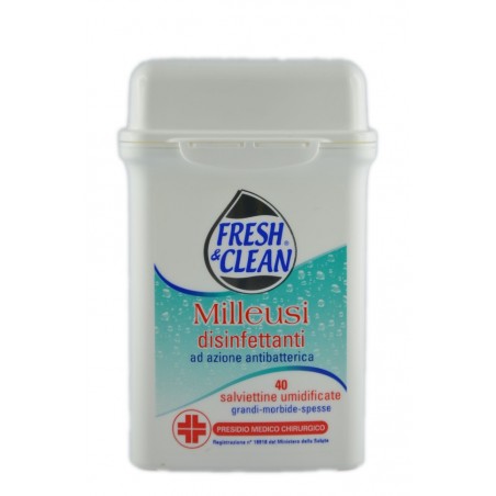 80770251 FRESH&CLEAN SALVIETTINE DISINFETTANTI BOX 40PZ