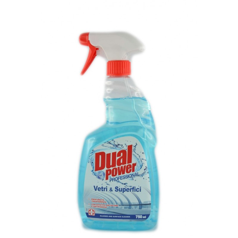 DUAL POWER VETRI & SUPERFICI SPRAY 750ML