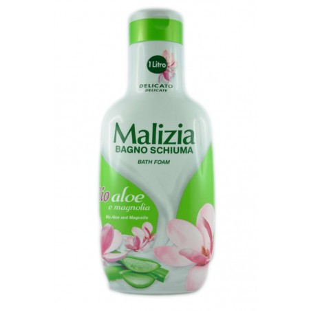 8003510027996 Malizia Bagno Schiuma Bio Aloe E Magnolia 1lt