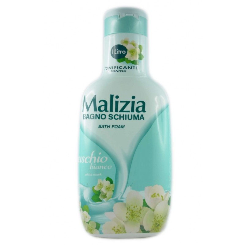 Malizia Bagno Schiuma Muschio Bianco 1lt