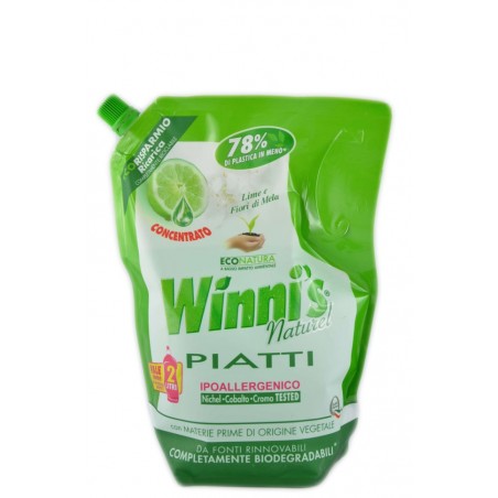 8002295062550 Winni's Piatti Eco Ricarica Lime E Fiori Di Mela 1000ml