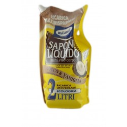 MIL MIL SAPONE LIQUIDO COCCO & VANIGLIA ECO RICARICA 2000ML