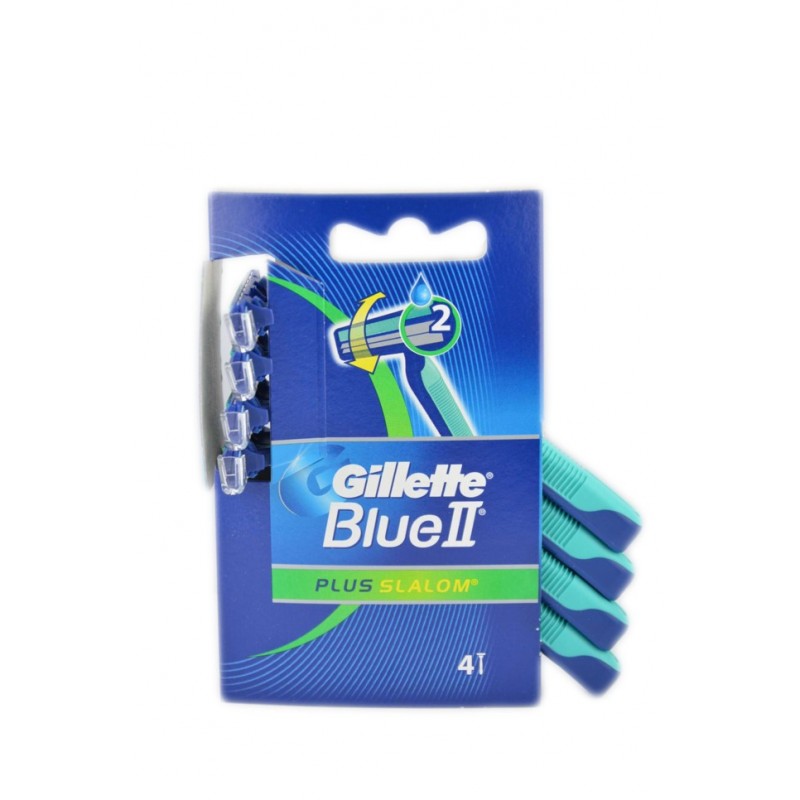 GILLETTE RASOIO BLUEII PLUS SLALOM USA&GETTA 4PZ