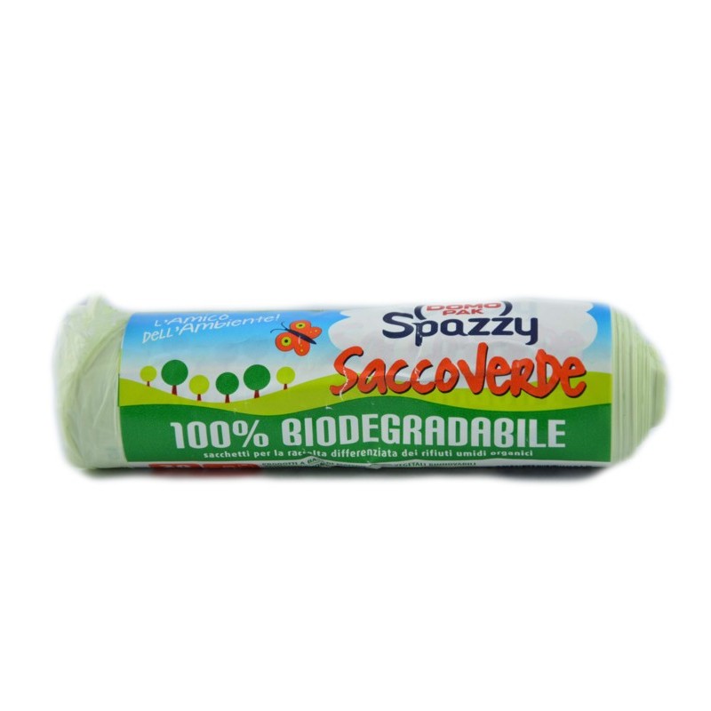 Domopak Sacco Verde Biodegradabile 20lt 42x55cm 20pz