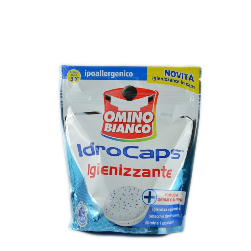 8003650002112 Omino Bianco Additivo Idrocaps + Igienizzante 10pz