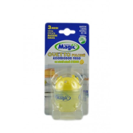 8001365195686 Mister Magic Ovetto Pulcino Assorbiodori Limone 40gr 1pz