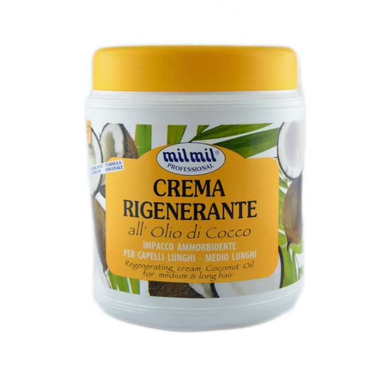 Mil Mil Crema Rignerante All'olio Di Cocco Vaso 1000ml