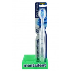 80567080 Mentadent Spazzolino White System Medio 1pz