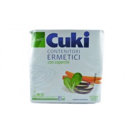 Cuki Contenitori Ermetici Con Coperchi 4 Porzioni Formato Quadrato 4pz