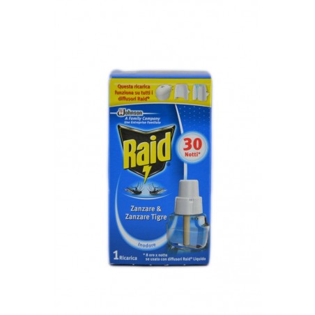 5000204815887 Raid Liquido Ricarica 30 Notti 21ml