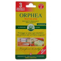 Orphea Sacchetti Profumati Antitarme Per Cassetti - Profumo Di Fiori 3pz