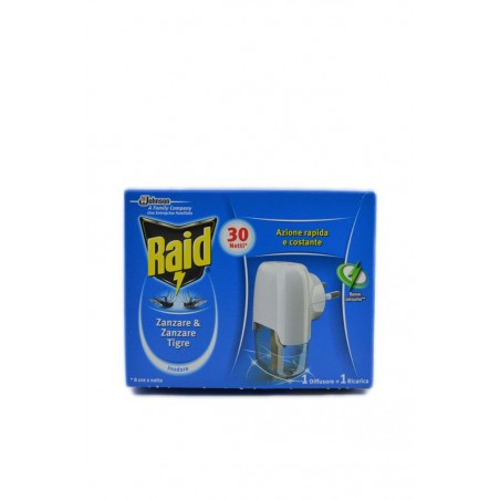 5000204816778 Raid Emanatore + Ricarica Liquido 30 Notti 1pz