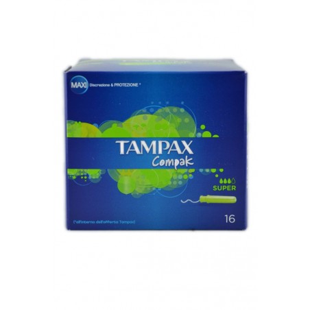 3023100003037 Tampax Compak Super 16pz