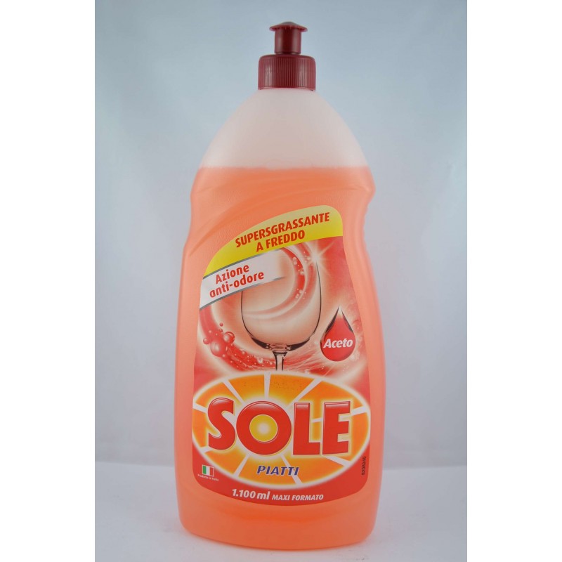 Sole Piatti Anti-Odore Aceto 1,1lt