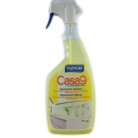 8001704104553 Nuncas Casa 9 Sgrassatore Delicato Spray 750ml