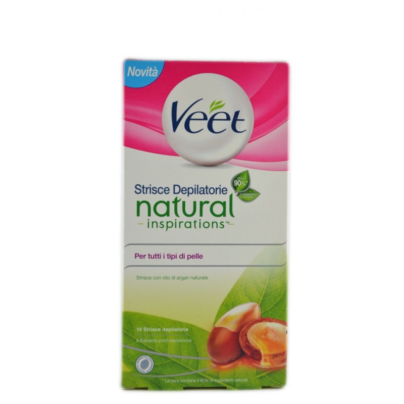 8002910043674 Veet Strisce Corpo Natural Inspirations 16pz