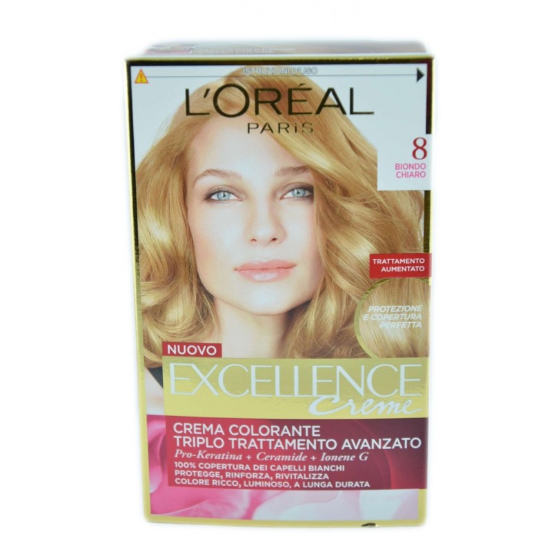 8001980122753 L'oreal Excellence Creme N. 8 Biondo Chiaro