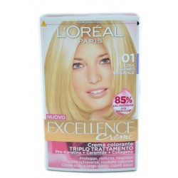 8001980127130 L'oreal Excellence Creme N. 01 Biondo Ultra Chiaro Naturale