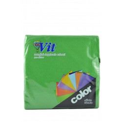 8014444008388 Vit Tovaglioli Colorati Verdi 33x33cm 25pz