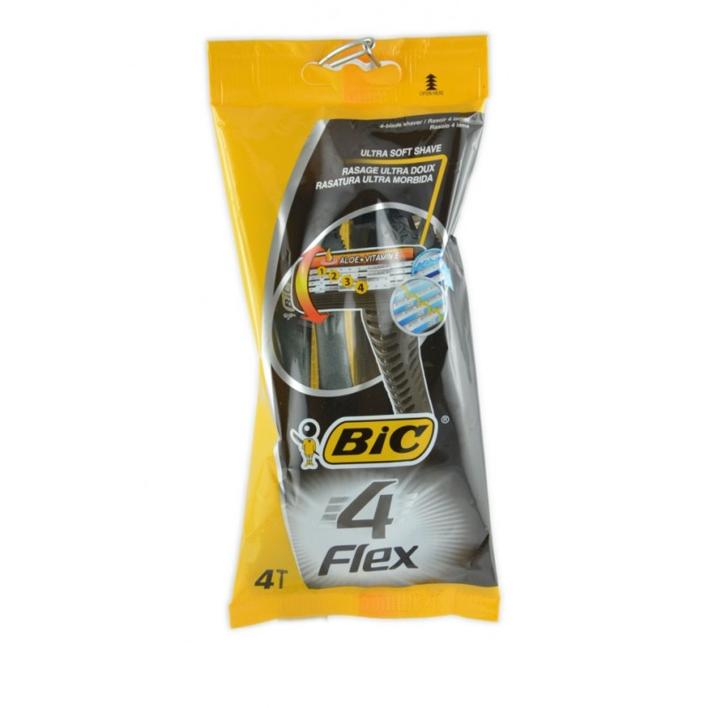 Bic Rasoio 4 Flex - 4pz