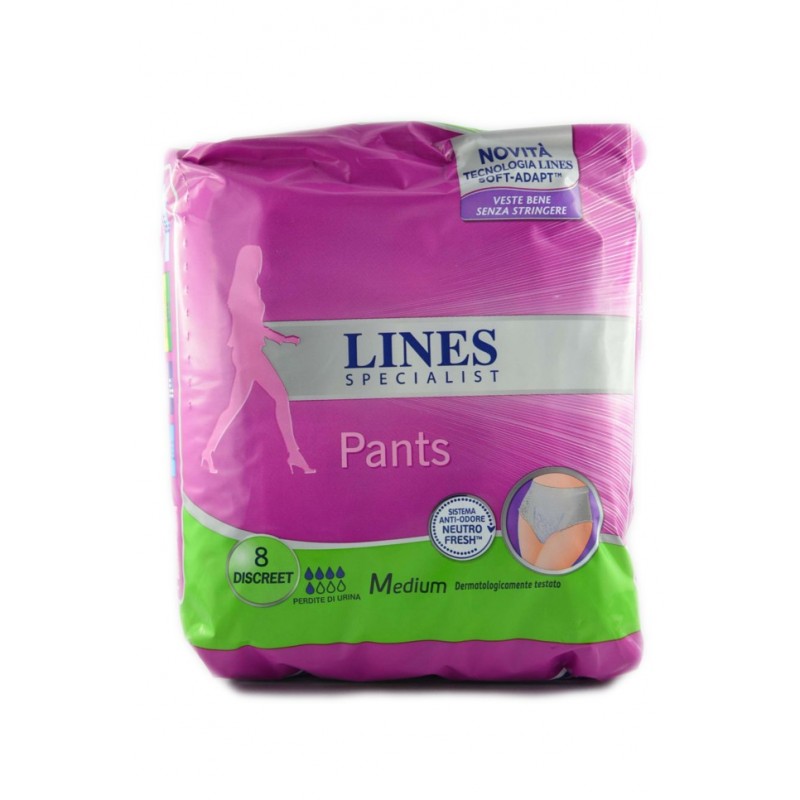 Lines Specialist Discreet Medium 8pz