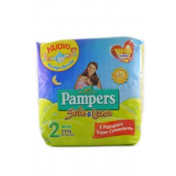 PAMPERS PANNOLINI SOLE&LUNA TAGLIA 2 - 3/6KG 21PZ