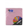 Vit Tovaglioli Colorati Rosa 33x33cm 25pz