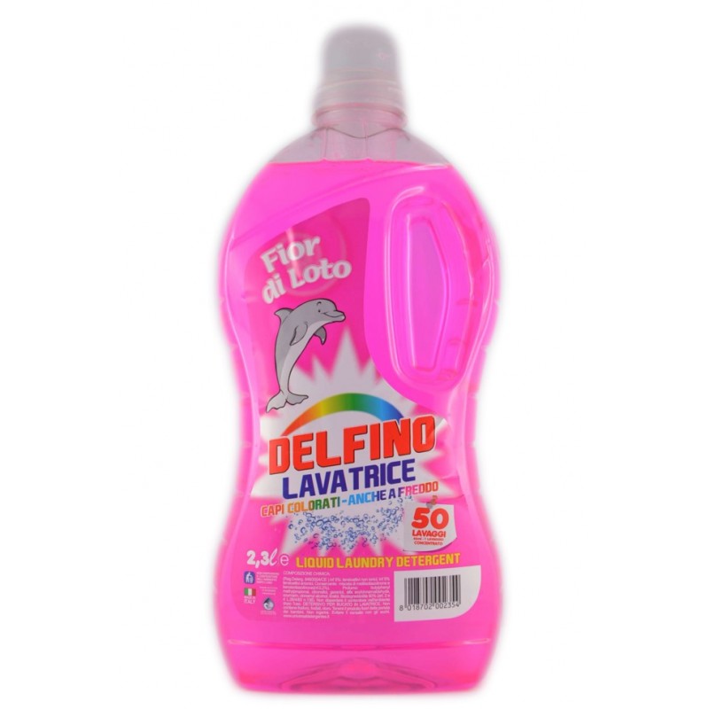 8018702003313 DELFINO LIQUIDO FIORI DI LOTO 50 MISURINI 2300ML