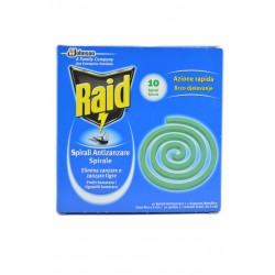 3092830003648 Raid Spirali Antizanzare 10pz